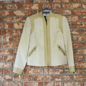 DONCASTER Collection  Linen/Leather Jacket